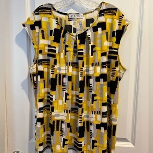 Kasper black gold yellow shell size 3X